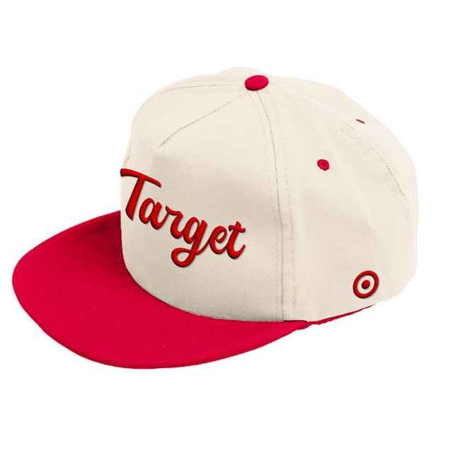 Cotton Twill 5 Panel Flat Bill Cap