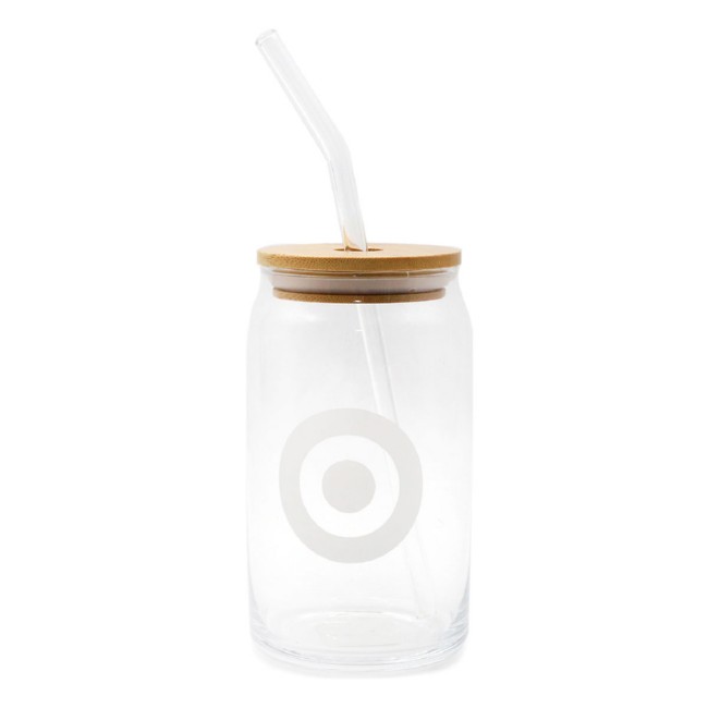 Glass w Bamboo Lid
