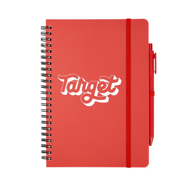 Recycled Sprial Notebook With Pen