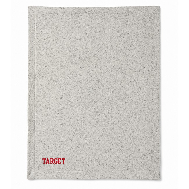 Knitted Sherpa Throw Blanket