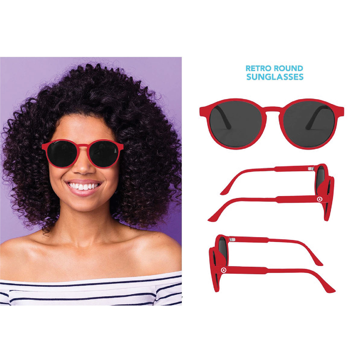 Retro Round Sunglass Target Bullseye Shop