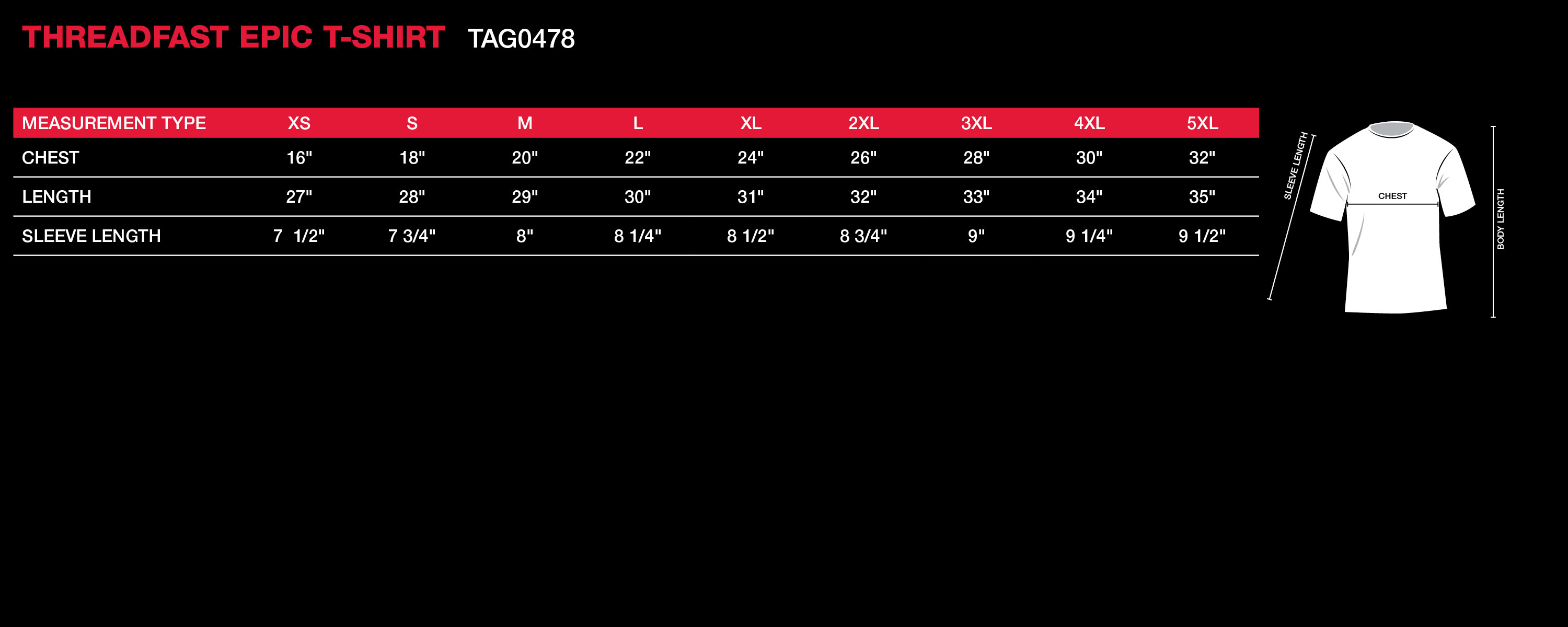 Threadfast Epic Tee - Target Bullseye Shop