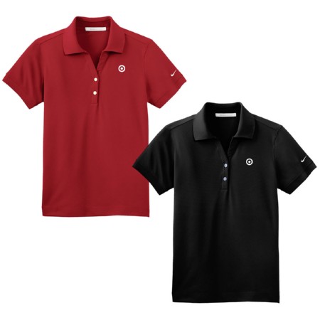 Womens red polo shirt target cheap