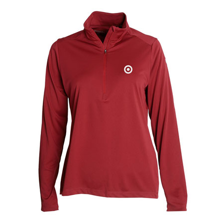 Womens  1/2  Zip Pullover