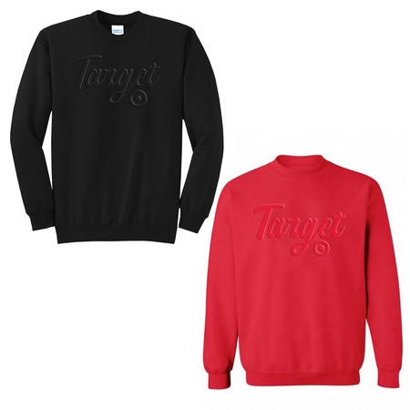 Embossed Crewneck Sweatshirt