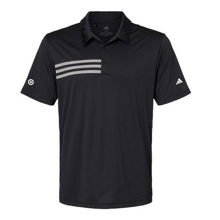 Mens Adidas 3 Stripes Polo