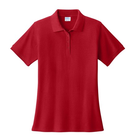 Women's Port & Co Core Blend Pique Polo
